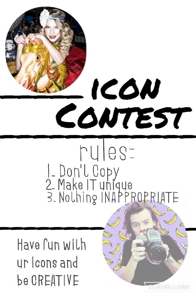 🌟tap🌟
Icon Contest
If you don't follow the rules then ur collage will be disqualified! Have fun