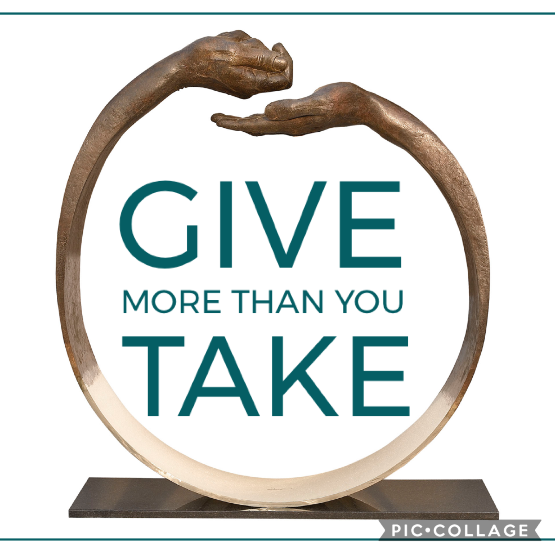 Give more than you take