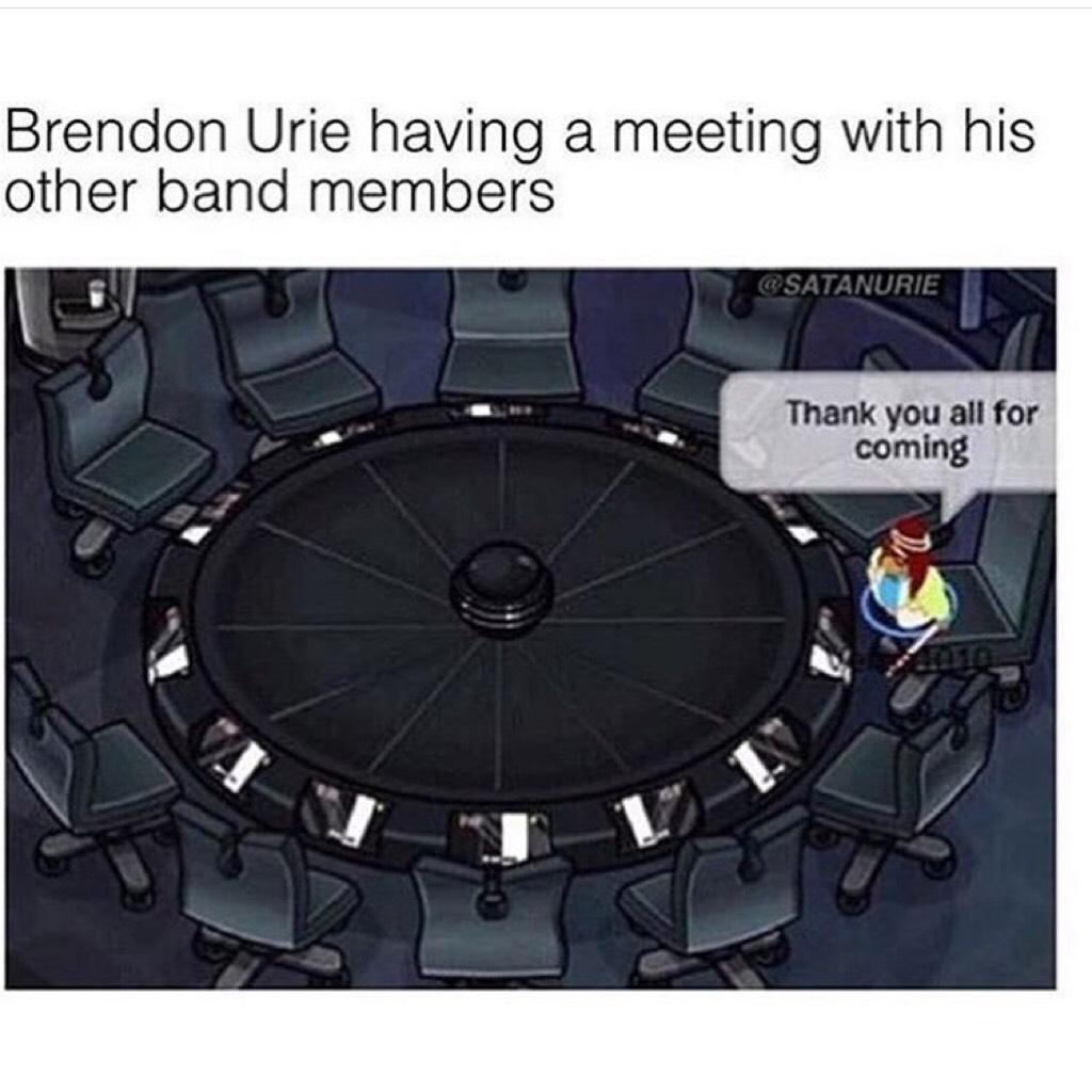 why is brendon the crazy weéd friend in all tøp fanfics?? o wait because that's pretty much how he is irl nvm