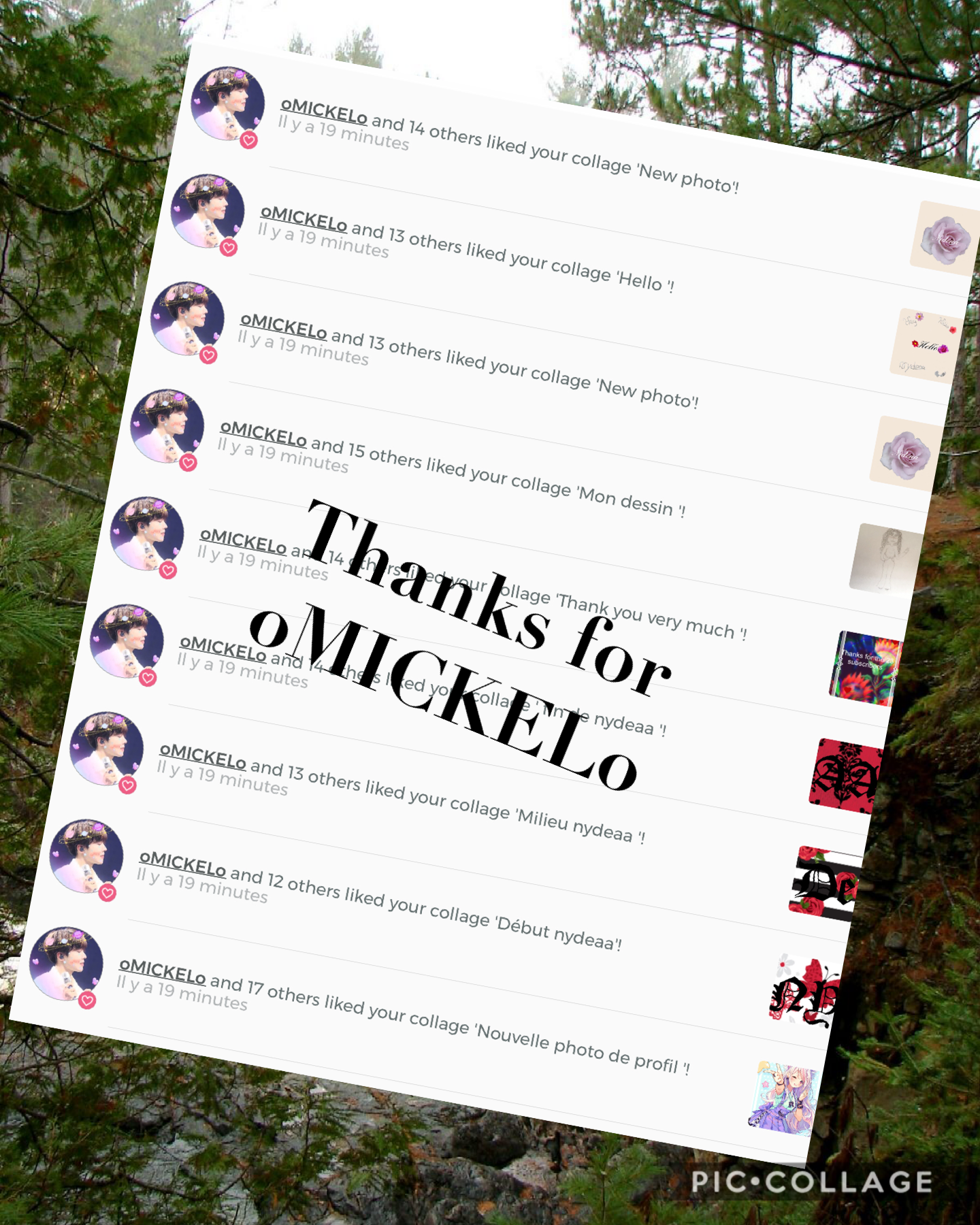 Thanks for oMICKELo