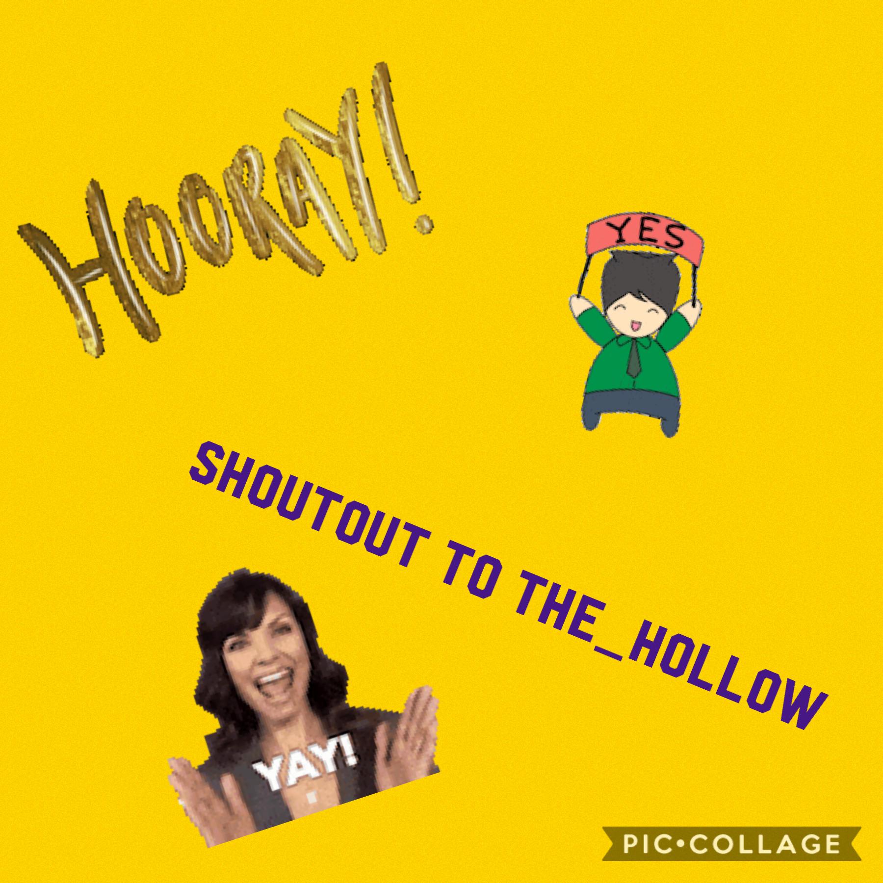 ⭐️tap⭐️
Thank you The_Hollow for being my seventh follower!!!