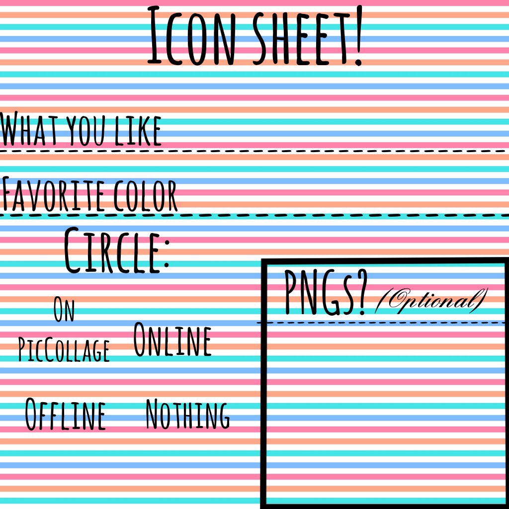 Icon sheet!