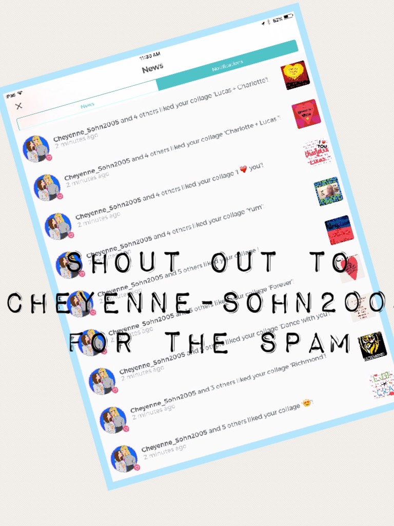 Shout out to Cheyenne-Sohn2005 for the spam