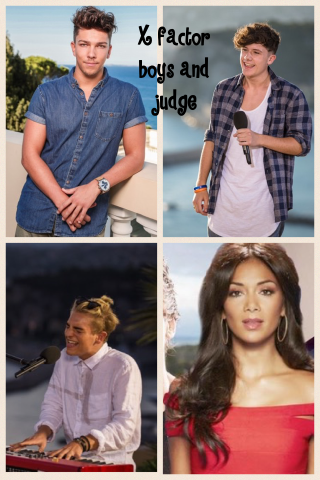 X factor boys and judge