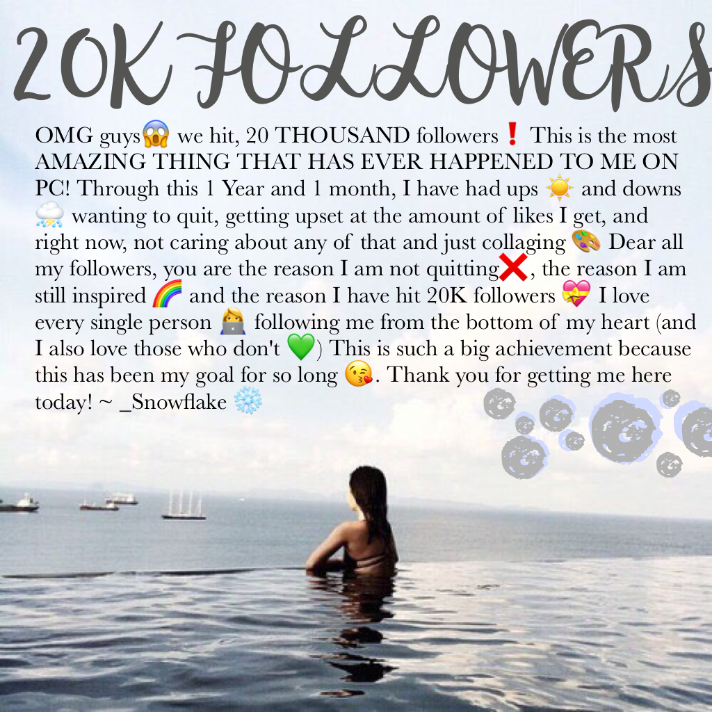 20K?! I CANT BELIEVE IT😱💝