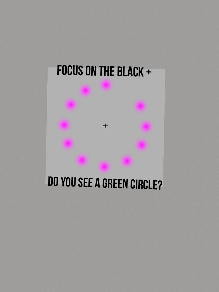 Focus on the black +