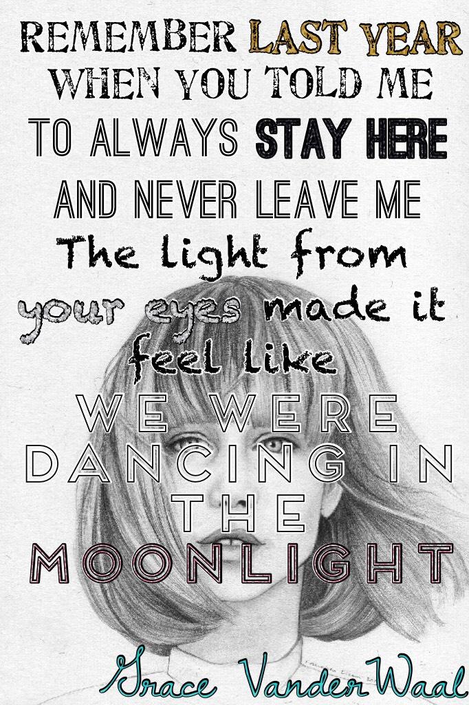Moonlight by Grace VanderWaal! One of my new favorite songs!