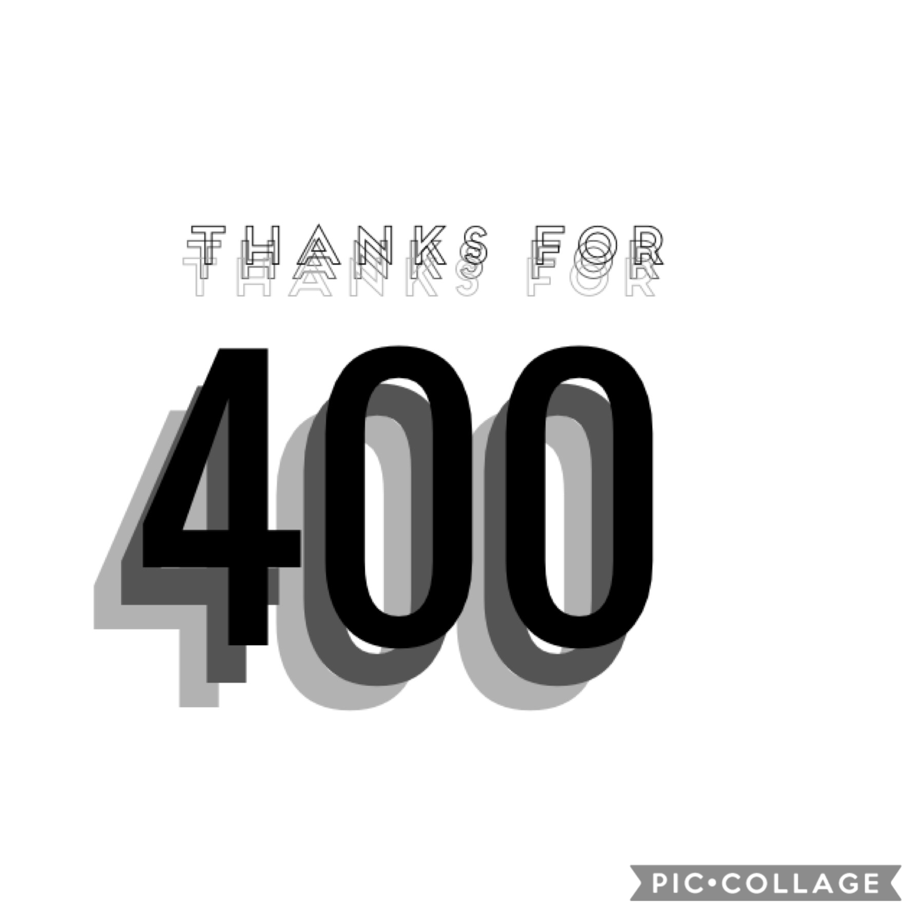 Thanks everyone for 400!! I hope to be posting more often soon. Thanks for all the support. 🙏