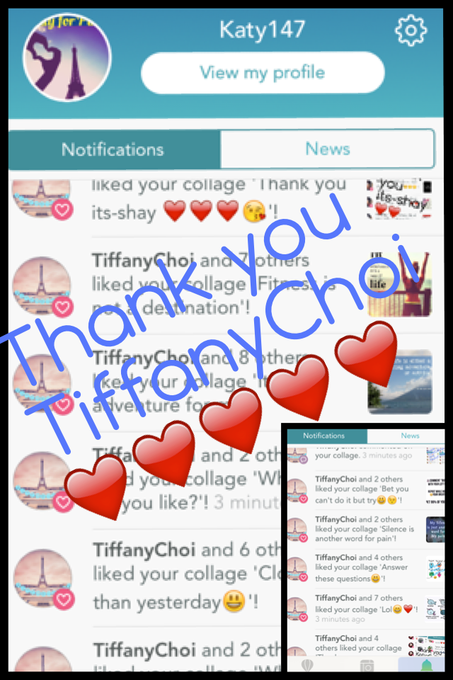 Thank you
TiffanyChoi
❤️❤️❤️❤️❤️