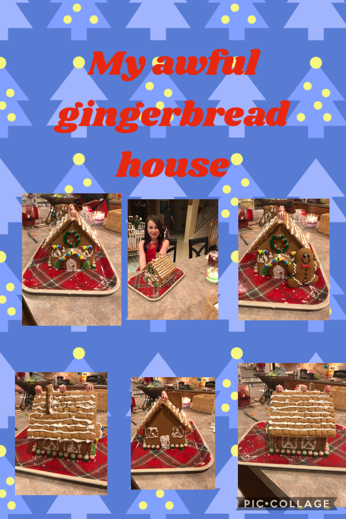My awful gingerbread house