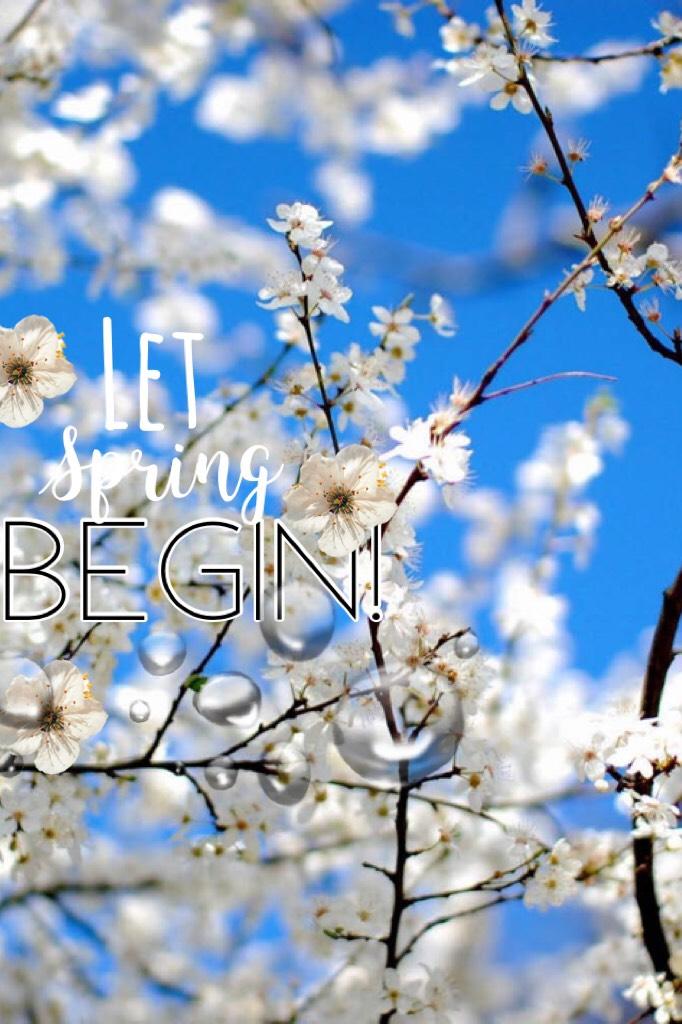 Celebrate the beginning of spring!!😍🌷🌸