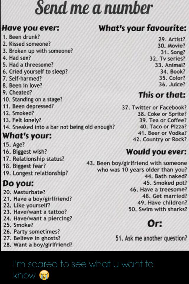 Ask as many as u want