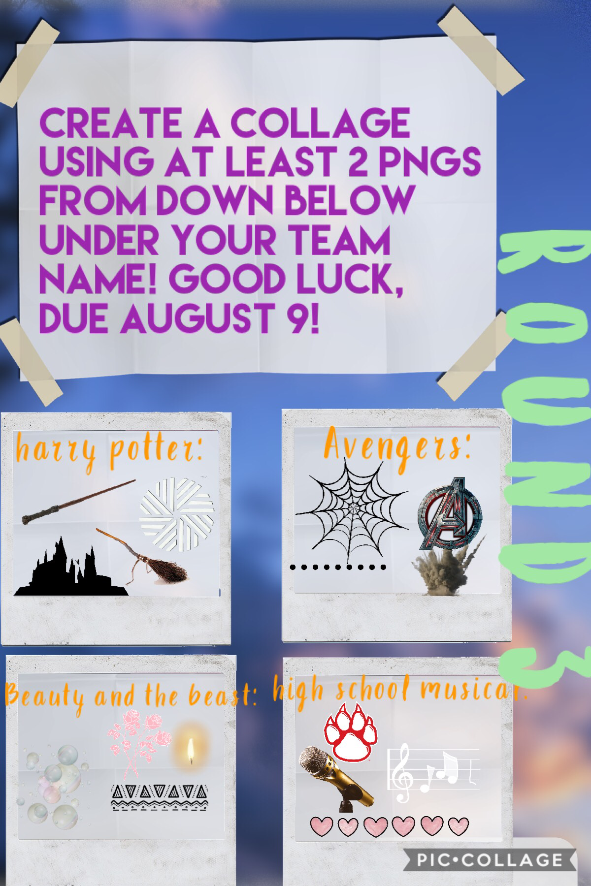 GOOD LUCK EVERYONE !!! Sorry if the pngs might be hard to use but ik all of you can do it!!!! Make sure you enter by August 9th! 