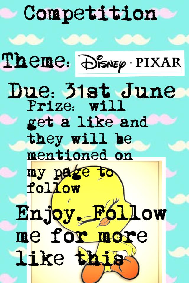 Hey guys. Because I'm new here I decided to make a competition. To enter just use this background. No hold backs other than Disney. Have fun!