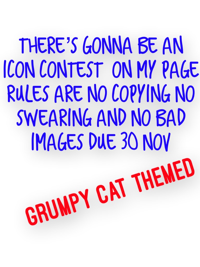 Make sure to enter the icon contest make it as awesome as possible whoever wins will get credit 👍💩😎