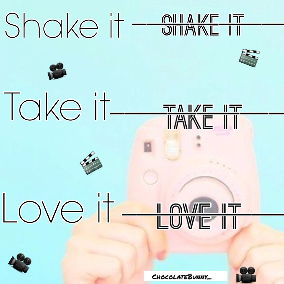 📷I totally want a Polaroid! Do you?📷💞✨💦😊