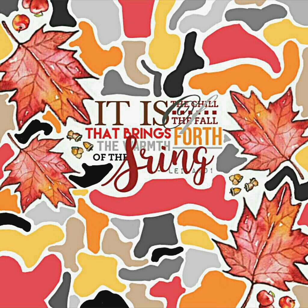 My Quote! I'm SUPER happy with this one! Rate 1-10?! *click*

Be sure to give credit for the mosaic idea! Autumn Time Stickers!💕

Tags: PicCollage typography pconly collage autumn fall PicCollage Only stickers Autumn Time Stickers! Colors #feautureplz Lei