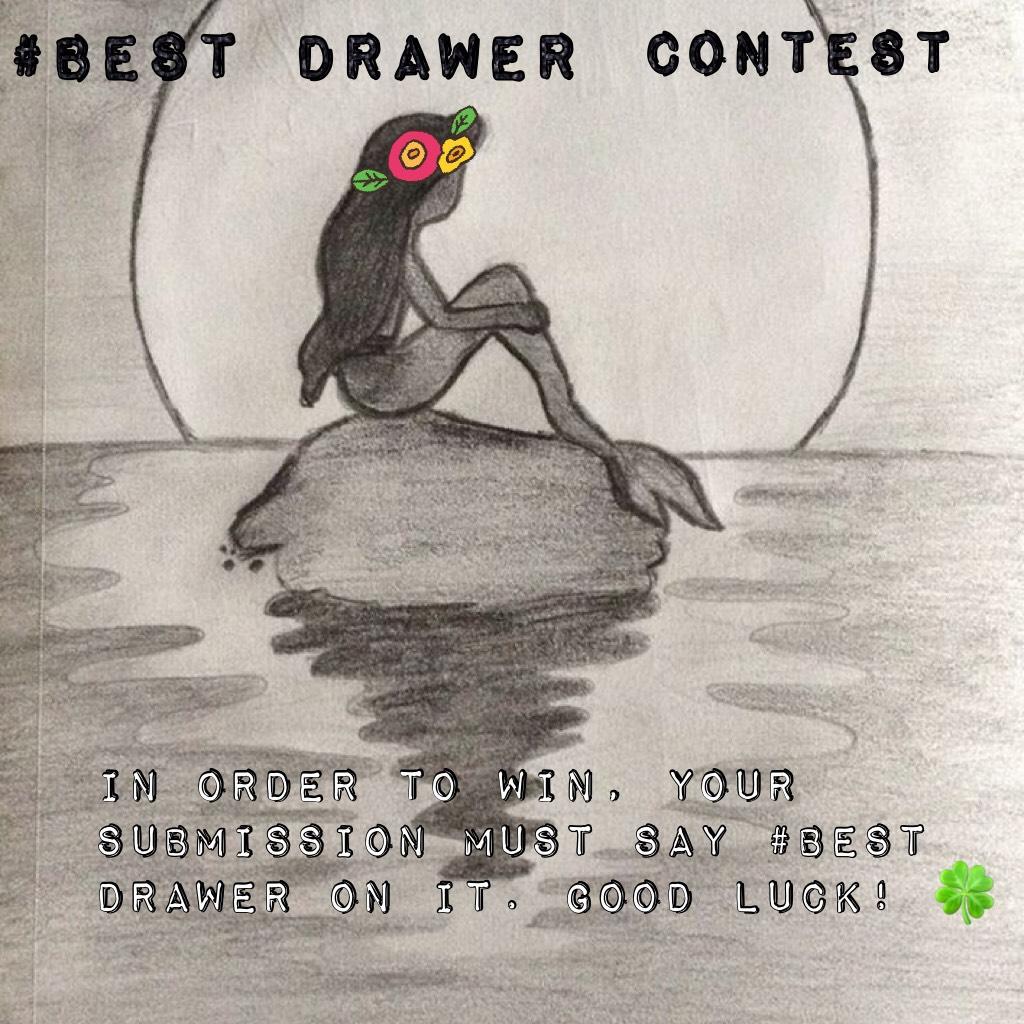 #Best drawer contest!
Post ur best drawings to win a follow!
Name it #Best drawer.
U can add stickers and doodles on it.
Also, plz follow me!