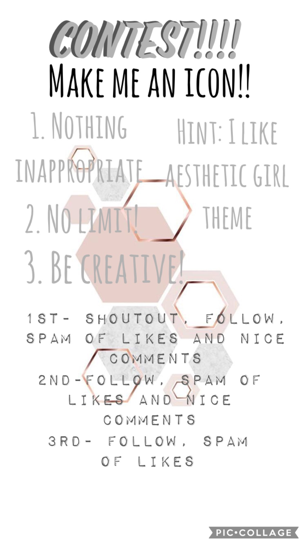 Tap!

Okay, so I know I recently had a contest but I really wanted to have an icon contest because I’ve seen many icons and y’all are so talented with that! I’m not 😂 and I really want a good icon because the one I made I don’t like very well so please En