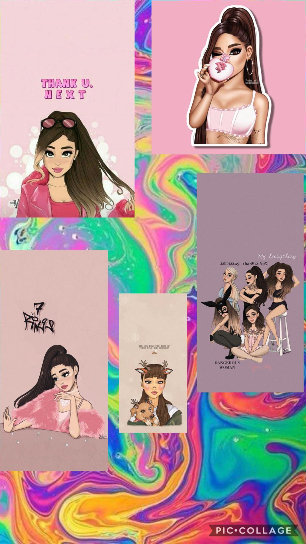 Here are some of my favorite Ariana Grande wallpapers. (I didn’t make these and I’m not claiming to I’m not that talented)