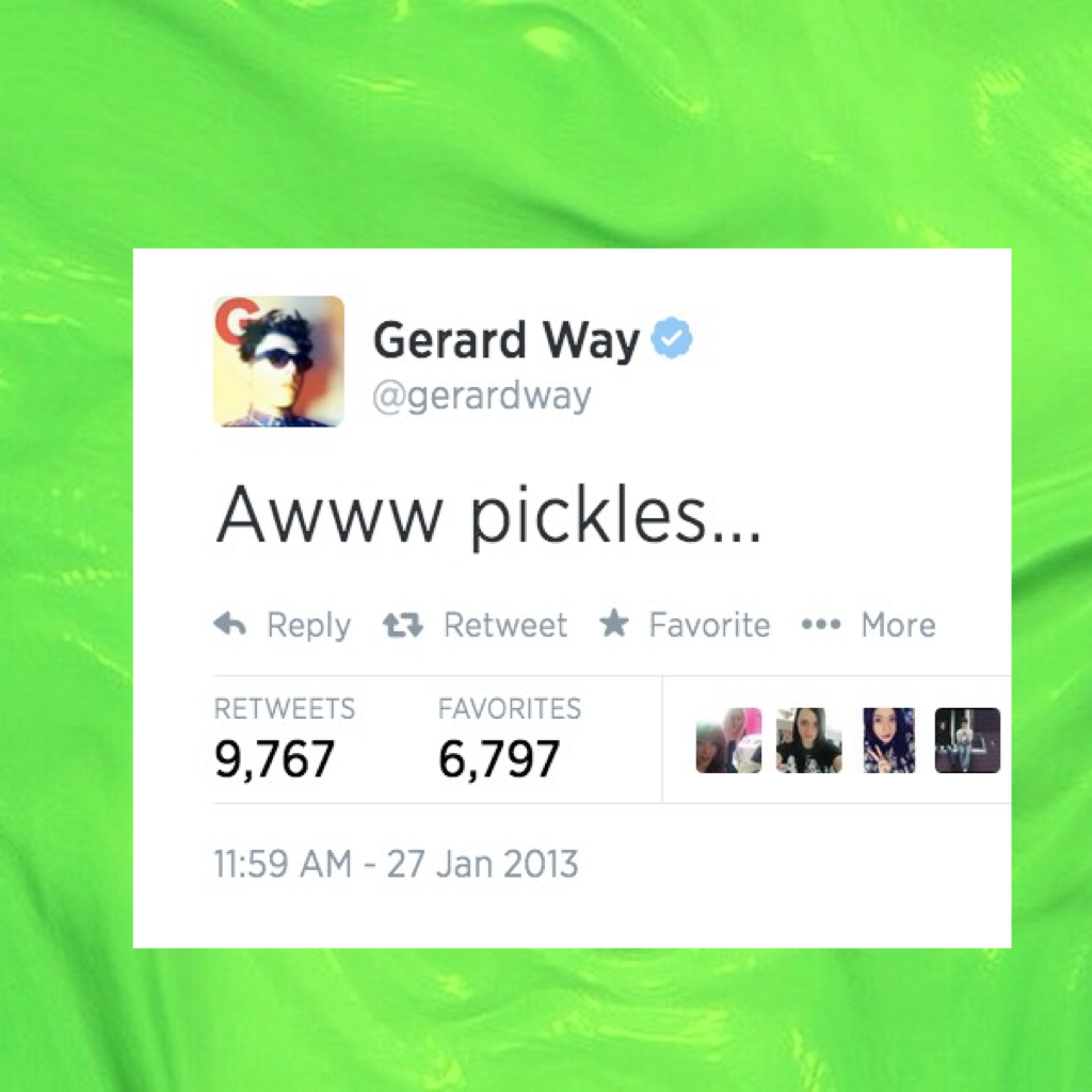 Just, just good Ol' pickles