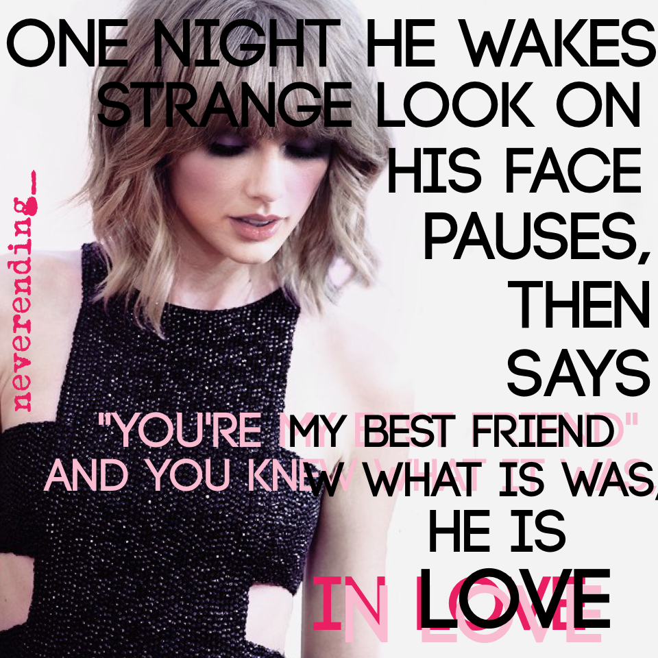 #taylorswift you r in love ❤️❤️