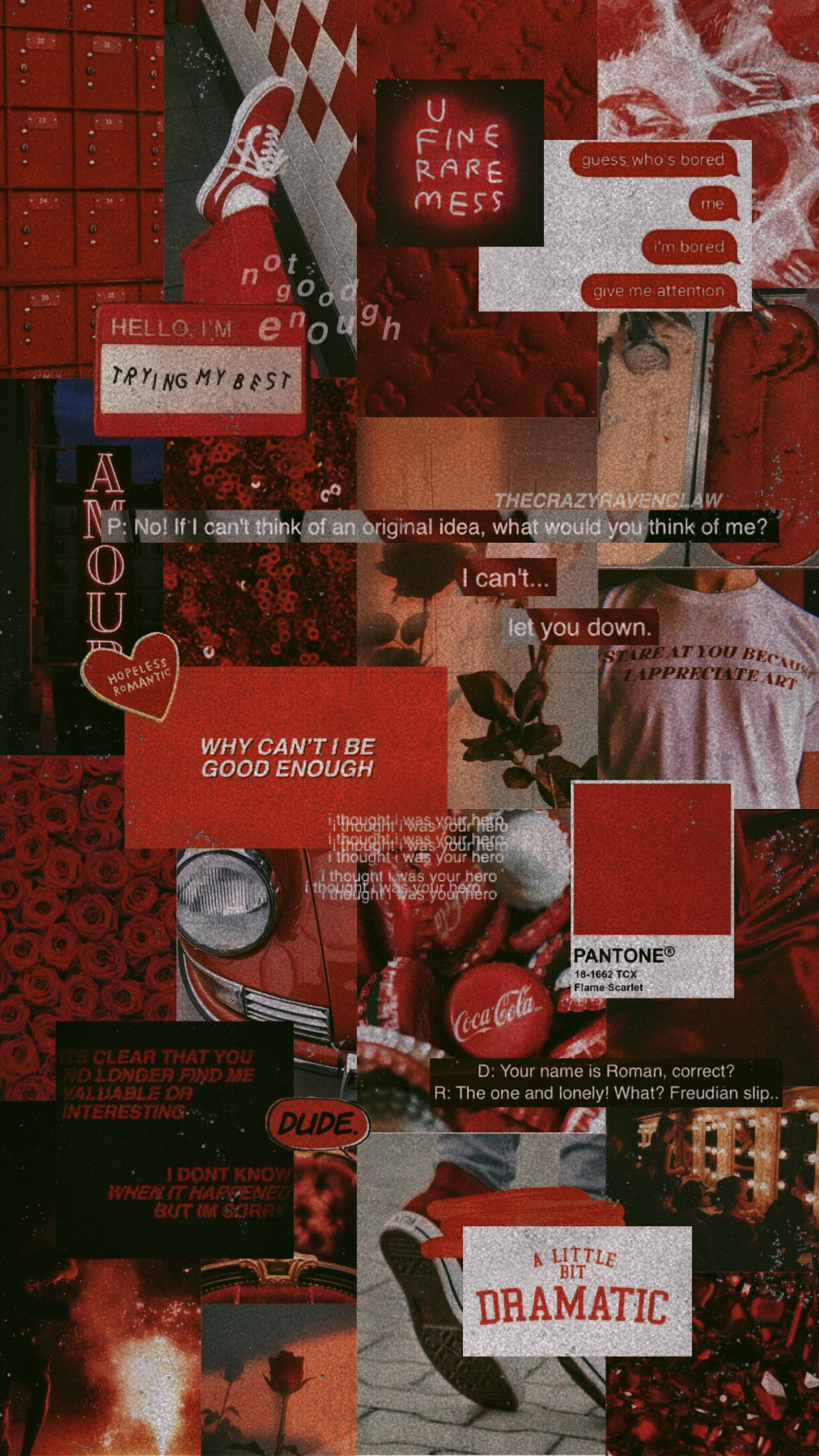 “i thought i was your hero.”
another roman collage but make it crippling self doubt and perfectionism🤩✨ thank airplane boredom and going through my recently deleted for this one lol comments