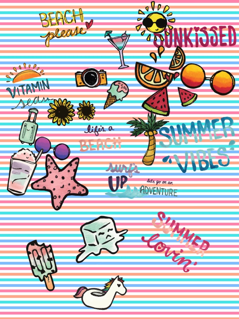 Summer Vibes sticker pack!