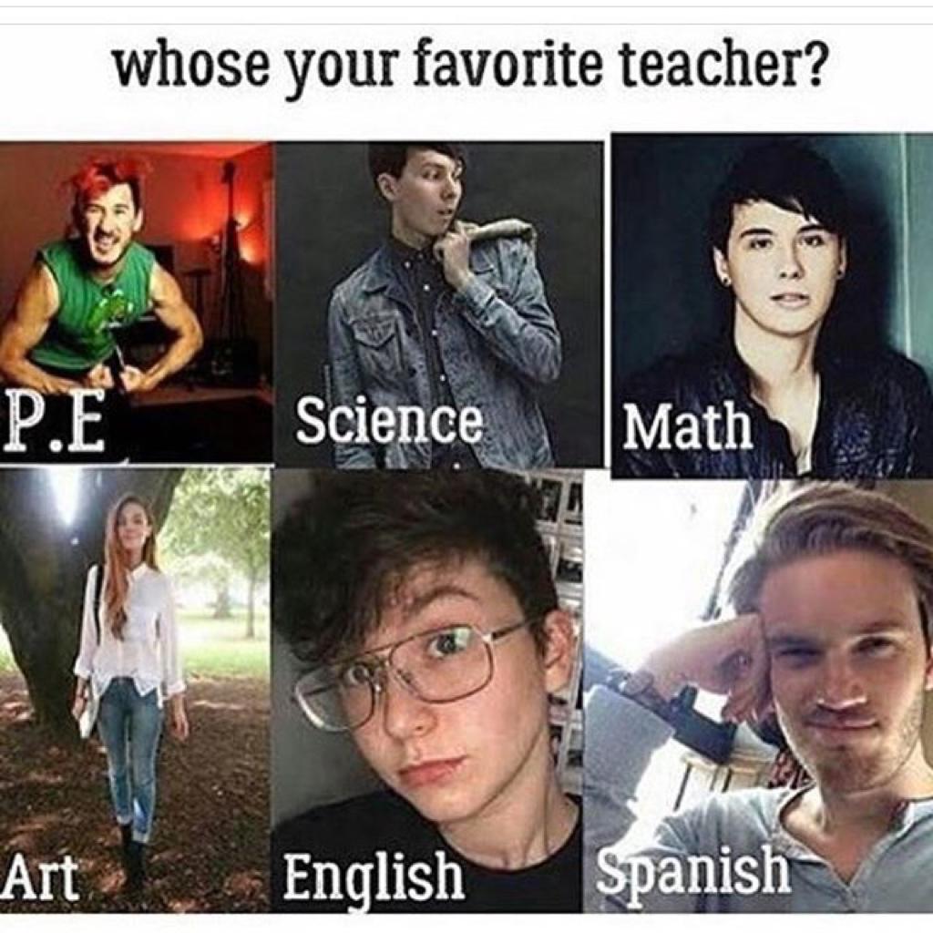 Can we just imagine pewds as a Spanish teacher? I choose Spanish 