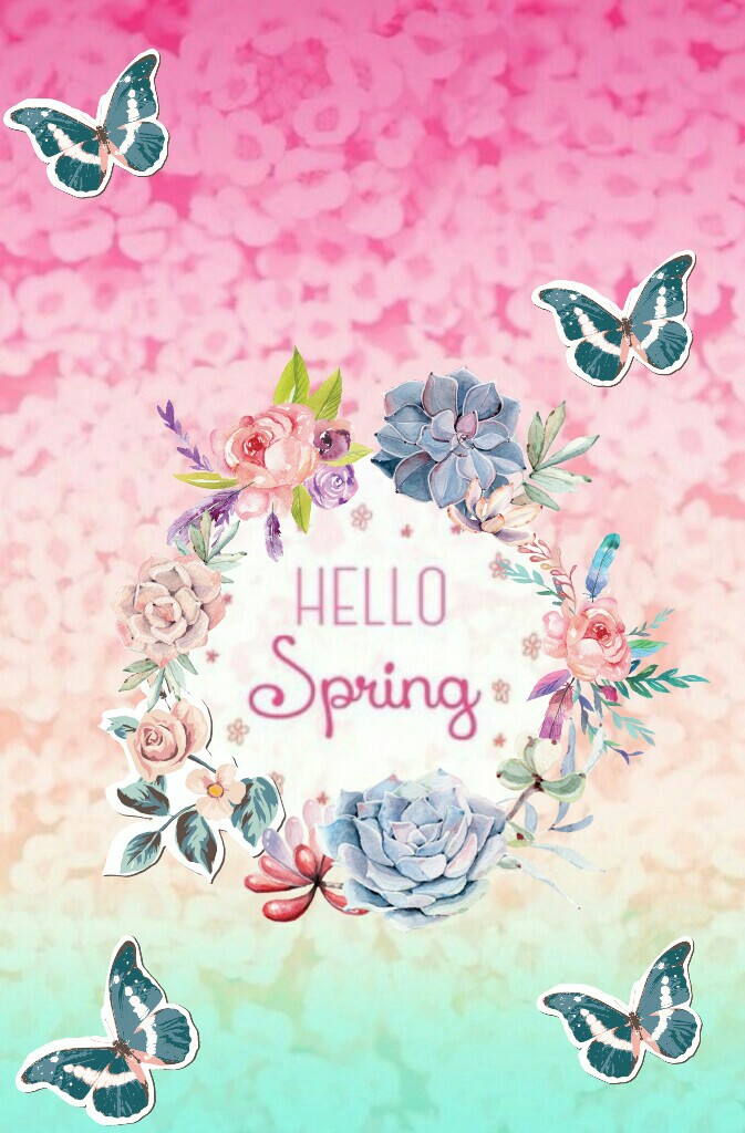 I can't wait until it is spring 😊 Then the pretty flowers🌼🌺🌻🌸 will come out.