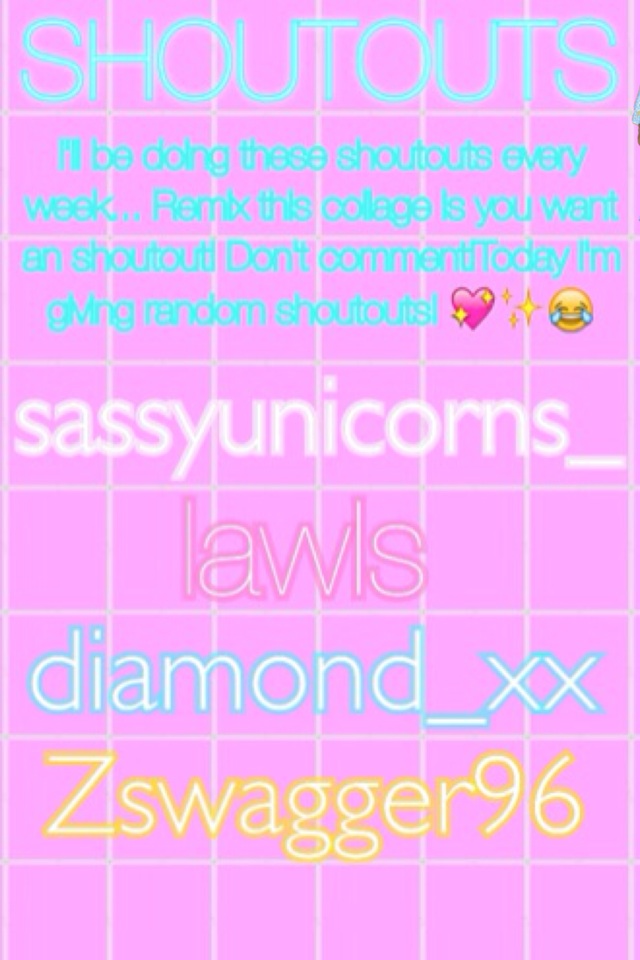 Follow all these amazing people!!! 💖✨😱