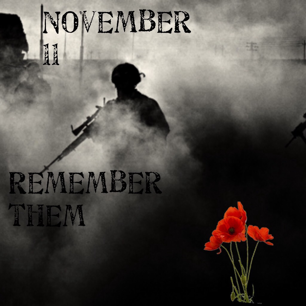 Don't forget about Remembrance Day #prayforthedead