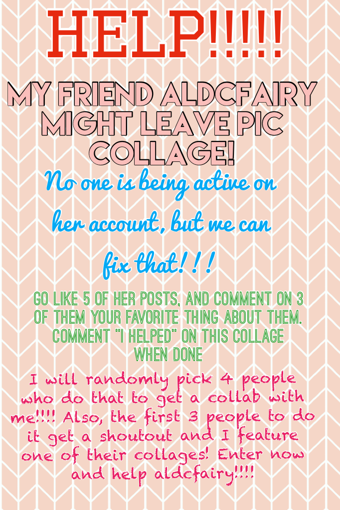 Help aldcfairy right now for a prize!!!!
