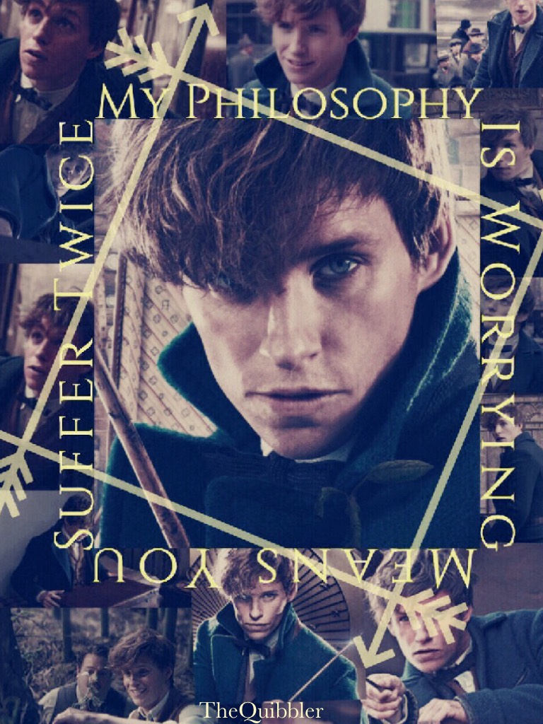 Click
Newt Scammander collage. Hope you like. 😉⚡️