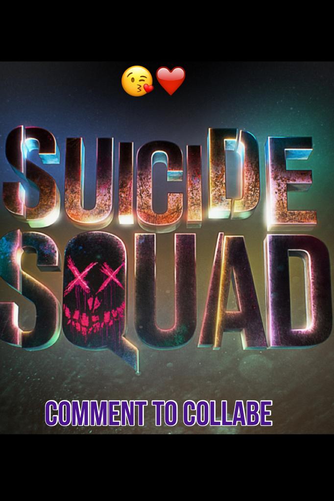 Hey guys I have decided to do a suicide squad collab ❤️😘 