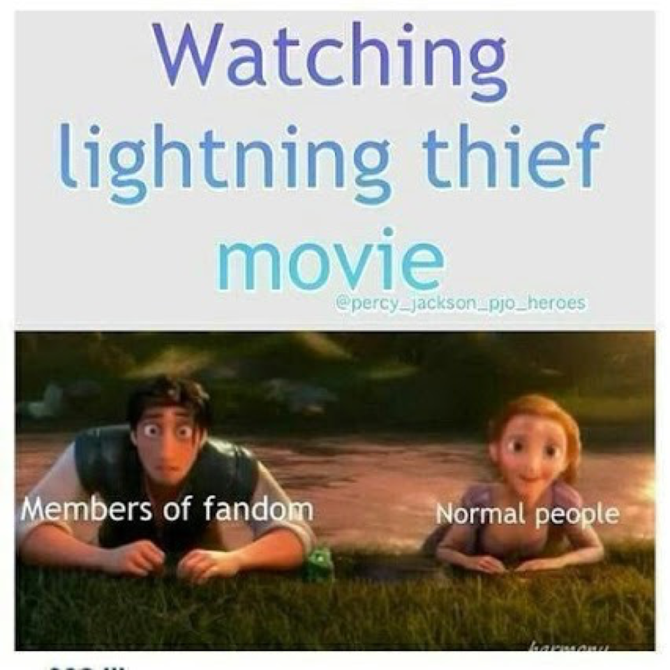 Watching the lighting thief movie 