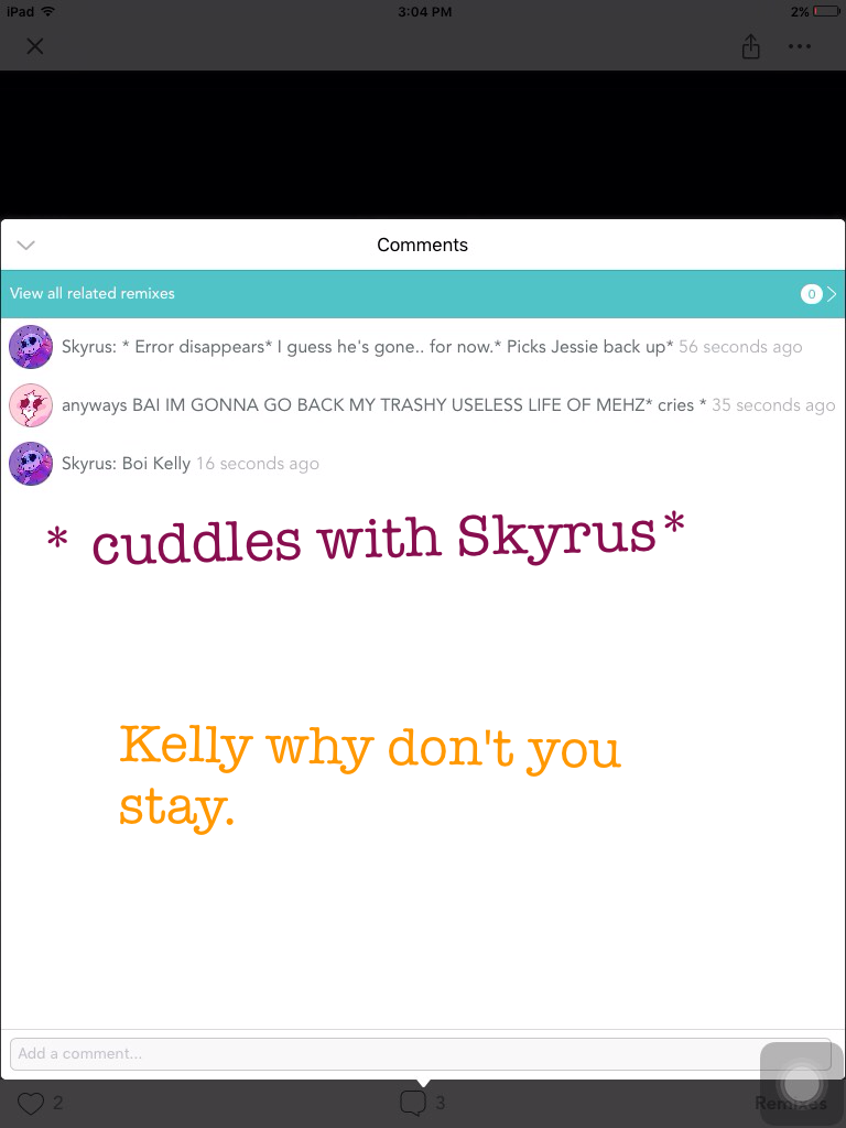 * cuddles with Skyrus*