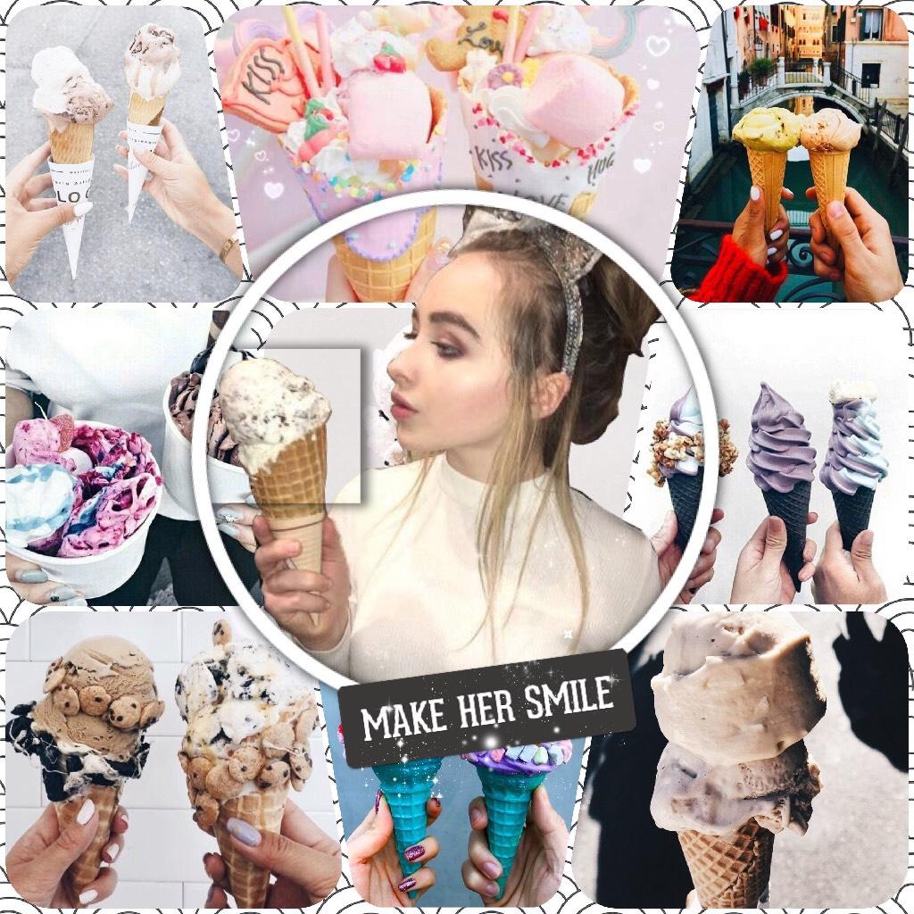 🍦 Contest Entry 🍦
Ice cream themed contest by @loveheartimo
It's quite simple but what do you guys think? 
-PCKat
