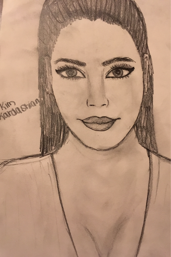 Drawing Of Kim Kardashian