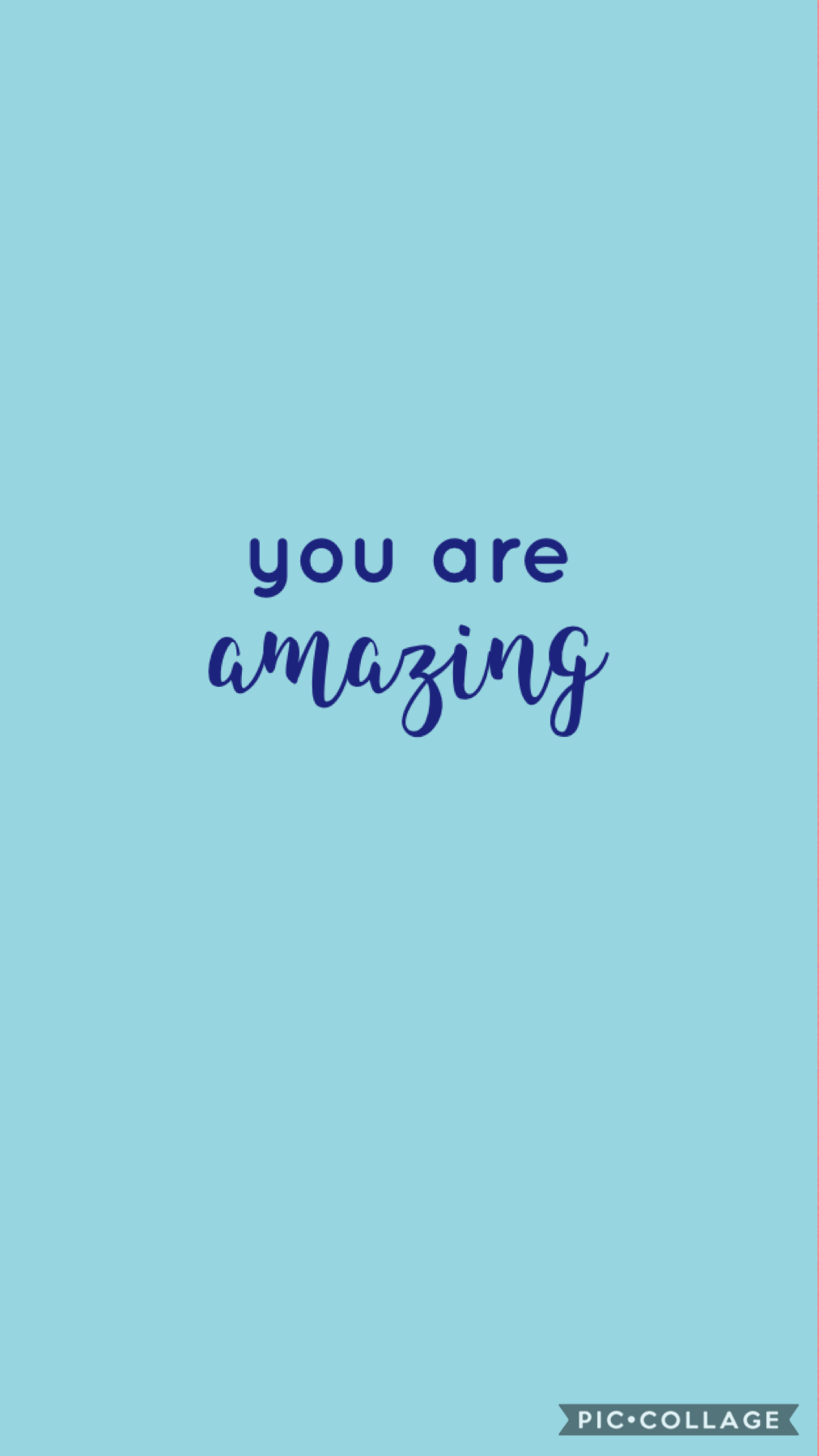 you are amazing 
