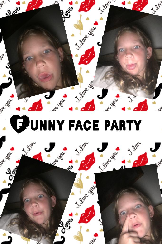 Funny face party