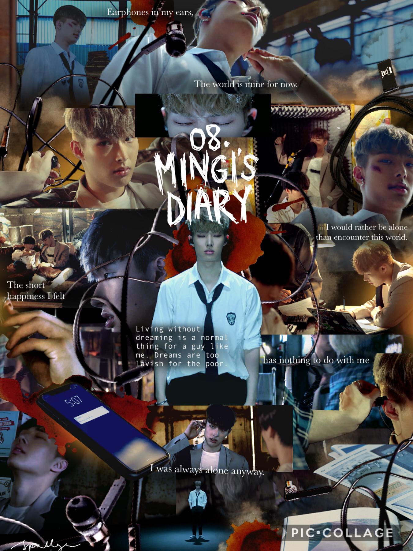 [9/10] 08. “Mingi’s Diary” | MG is a bully. This may explain his fight with JH (& car crash??). also this is called a “DIARY Film” so i think MG’s DIARY sums it up + concludes the guys’ unfortunate fate (being alone + their universe splitting into 8 dimen