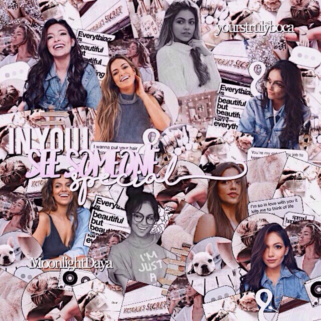 Amazing collab with Julie aka @yourstrulyboca😻💗, follow this amazing friend and collager🌷💧I love her edits, you won't regret it🙈💓I really love this beth collab😊💖what do you think about it?💫