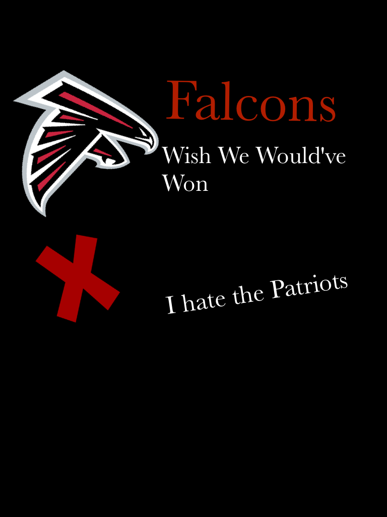 Falcons. Wish we Woulve won