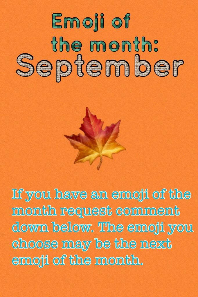 Emoji of the month: September