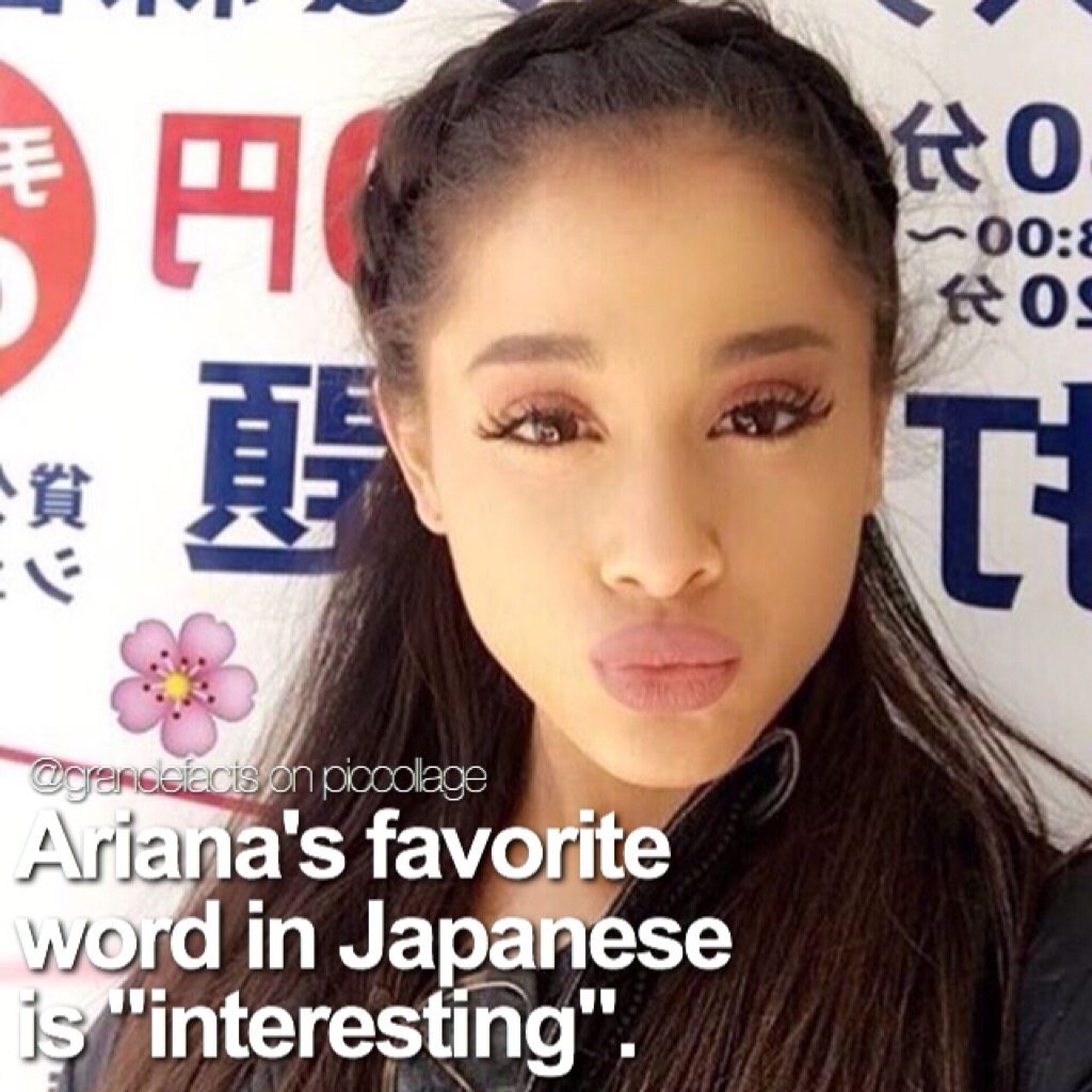 Ariana in Japan is the cutest thing ever omg 😍
qotd: what languages do you want to learn or do you know? aotd: i only know english but i want to learn Japanese and i'm taking french 😊 🇫🇷 