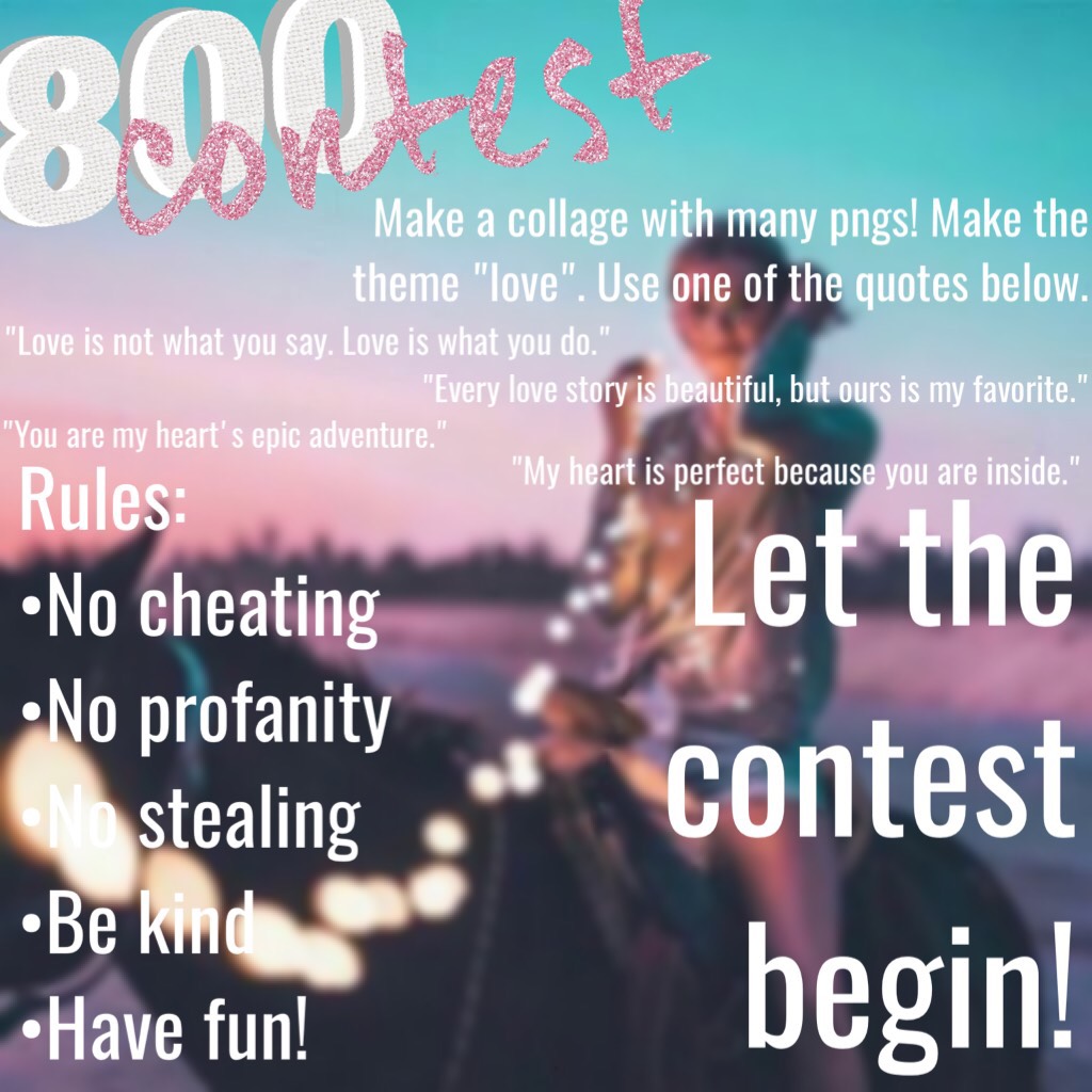 800 contest!
