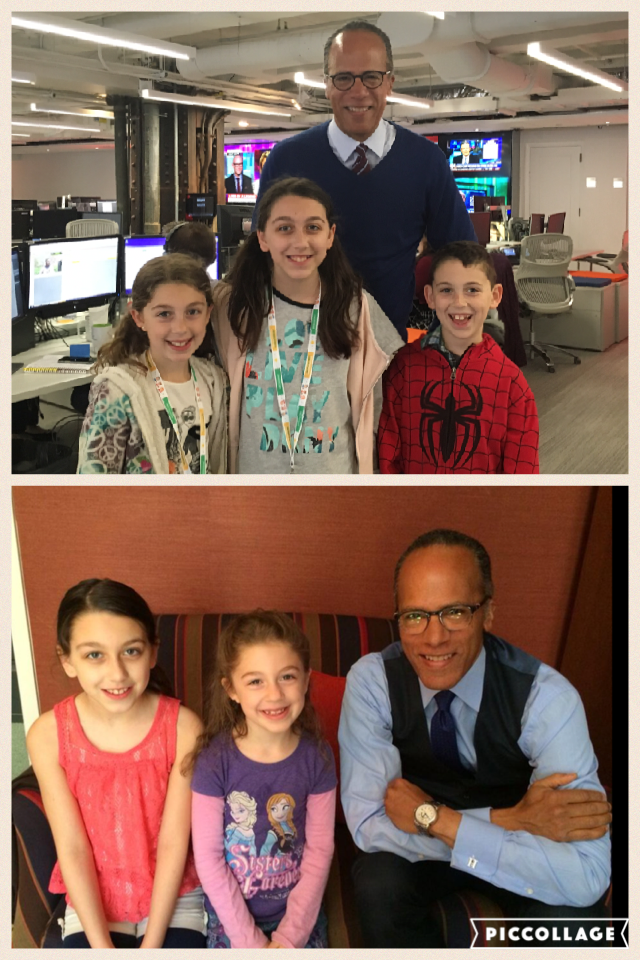 A fun day at NBC Studios visiting with Lester.  2014 and 2016  #nightlynews