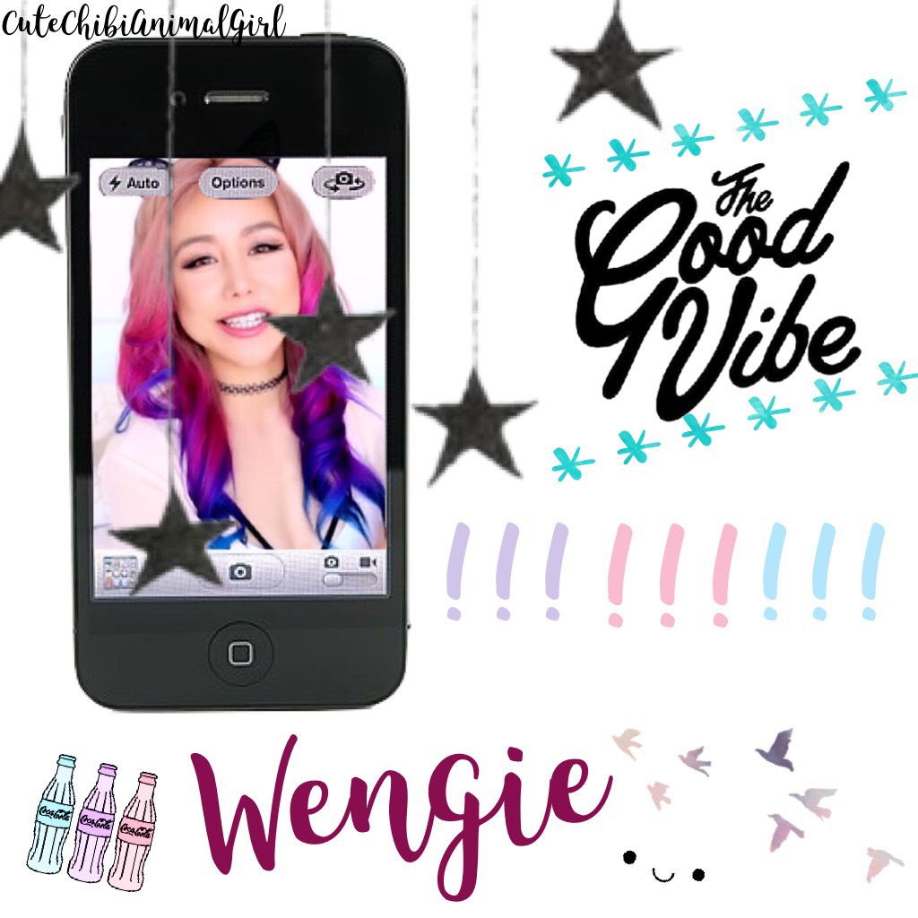 Tappp 😉 Wengie is amazing 😉 Tappp


Sooo, comment down below if you know Wengie, comment @ILOVEWENGIE if you watch her on YouTube or if you know her on instagram Twitter or Snapchat 