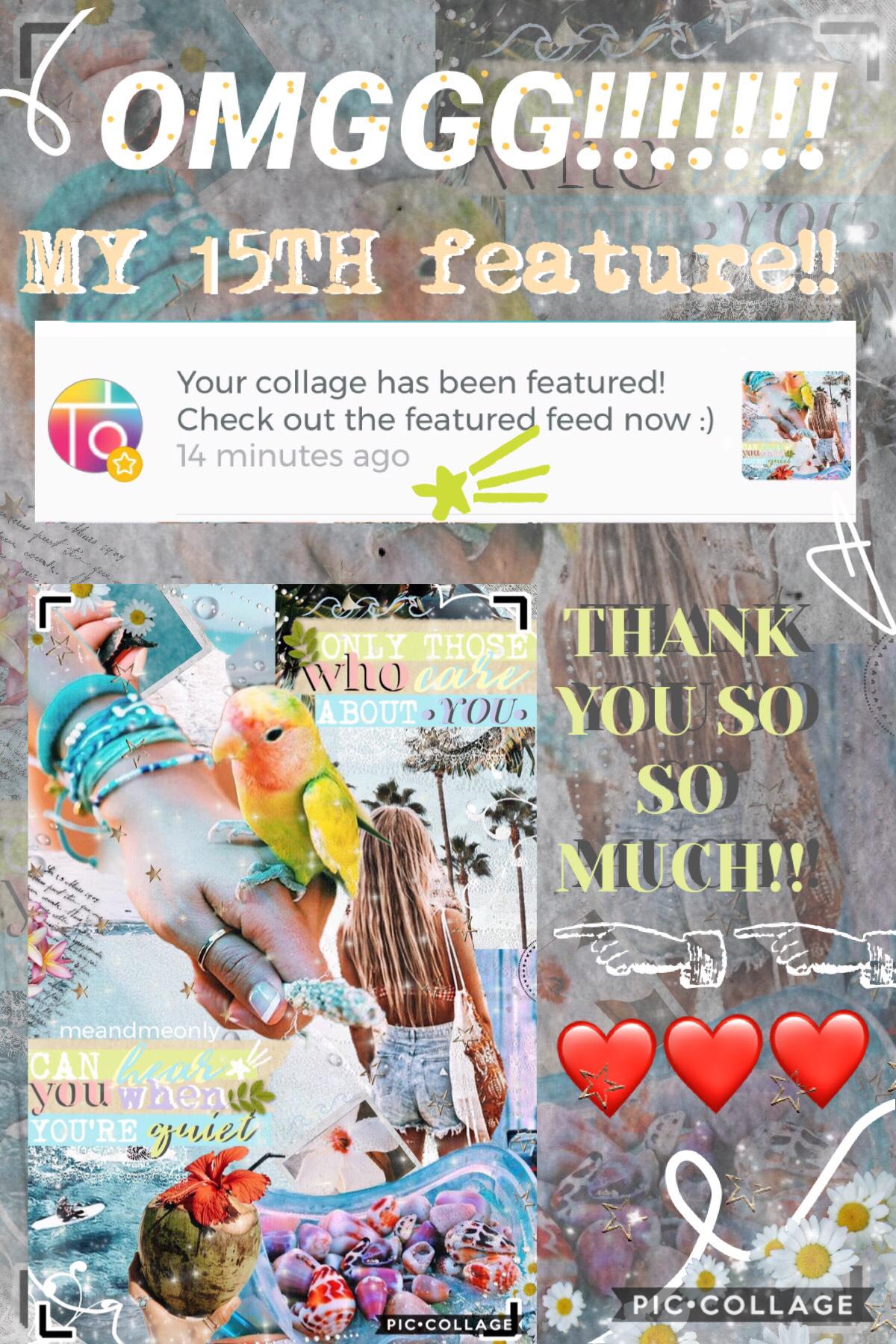 omg thank you so much @piccollage for my 15th feature! and sorry for my super bad layout, haha had to rush it because I gotta go to sleeeppp🥰 thanks again!! love you all xoxo💞💞